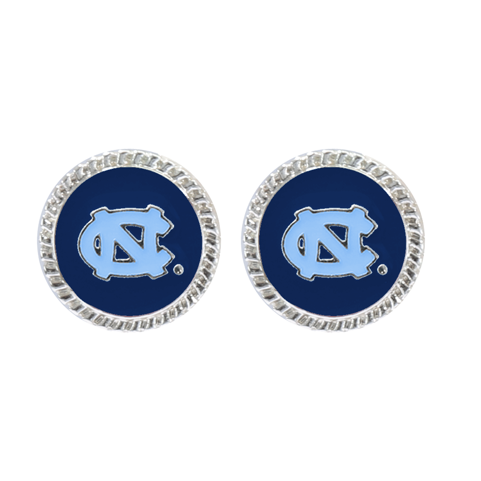 New North Carolina Tar Heels Women's Eudi Stud Earrings, Ncaa